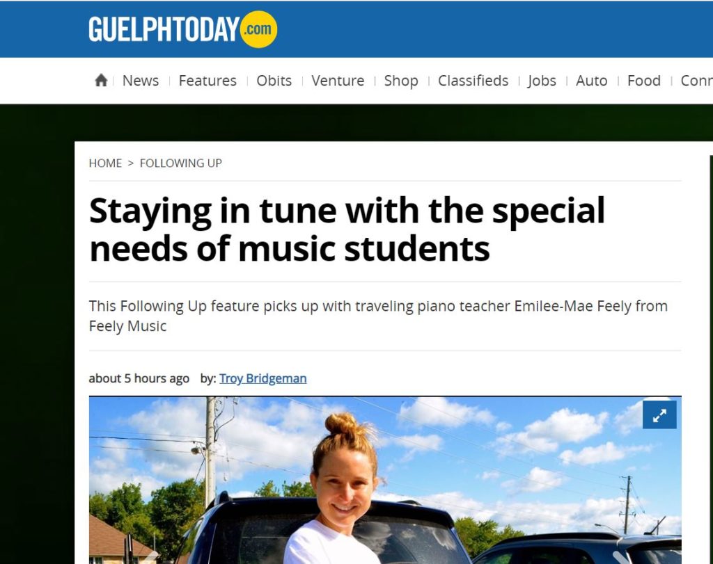 guelph piano teachers